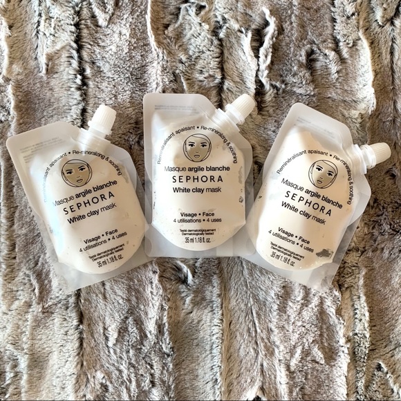 Sephora Skincare | Set Of 3 Sephora Collection White Clay Mask | Poshmark
